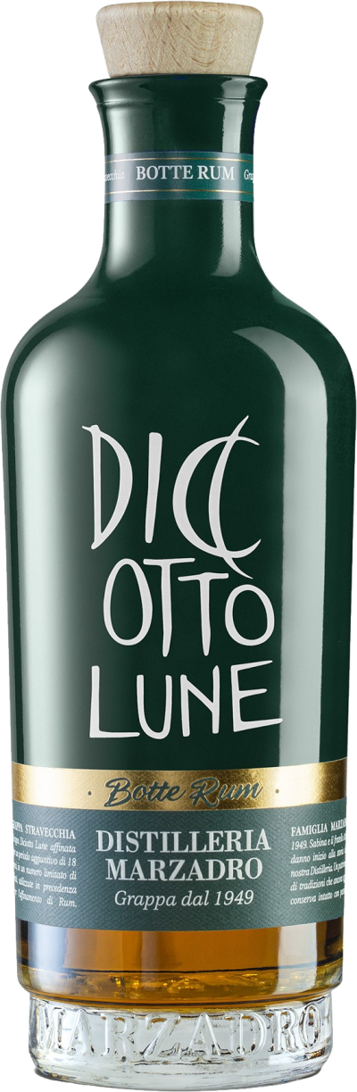 Grappa Stravecchia Diciotto Lune Botte Rum 0,5l