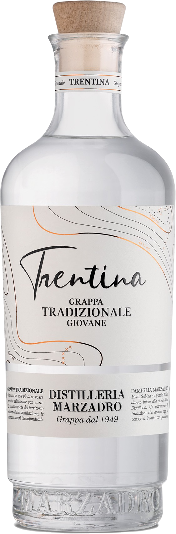 Grappa La Trentina Tradizionale 0,7l